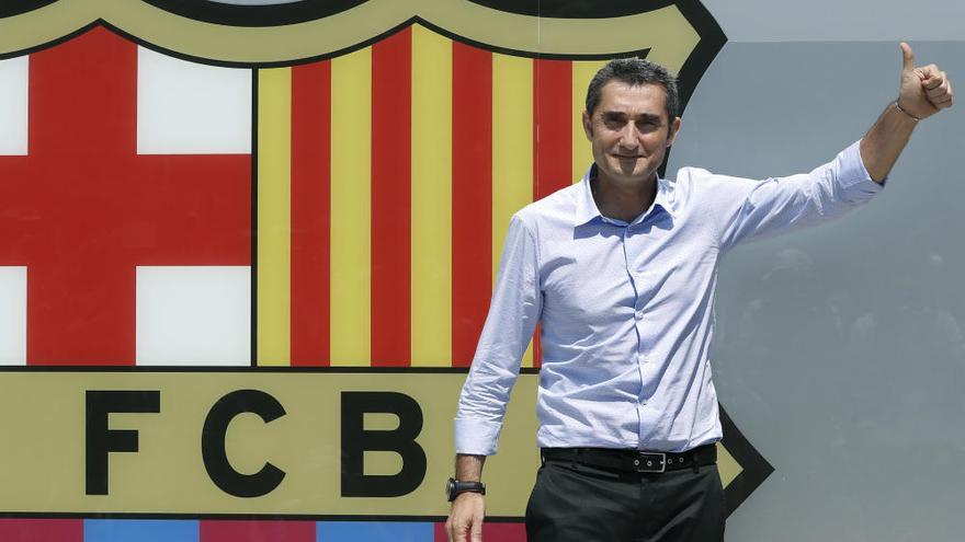 Ernesto Valverde desitja un equip «compromès amb el joc i la gent»