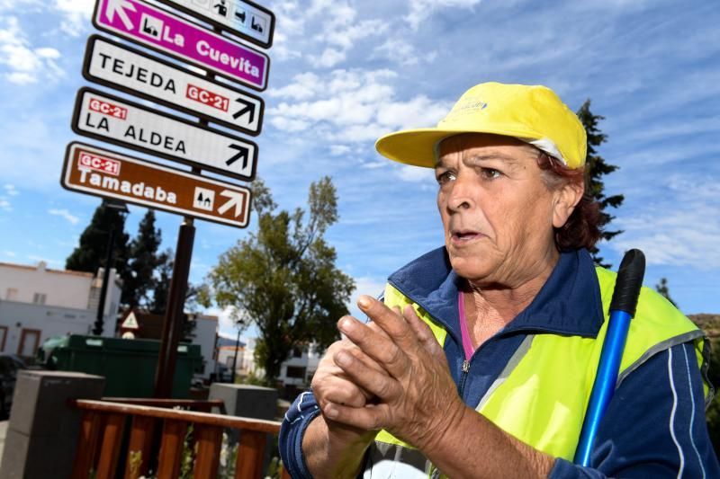 15-10-19 SUPLEMENTOS. ZONA CUMBRERA. ZONA CUMBRERA. Reportaje zonas quemadas tras dos meses. Reportaje triple entrega sobre el paisaje quemado, al cumplirse dos meses. La primera parte será Los tesosos de la Cumbre, en plan más positivo, con los brotes verdes, lugares que visitar. Un segundo con los héroes sin capa, sus protagonistas y una tercera con Lo que el fuego se llevó o Lo perdido, la parte más triste.  Fotos: Juan Castro.  | 15/10/2019 | Fotógrafo: Juan Carlos Castro