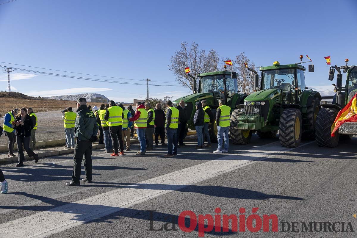 Manifestaciones de agricultores en Caravaca