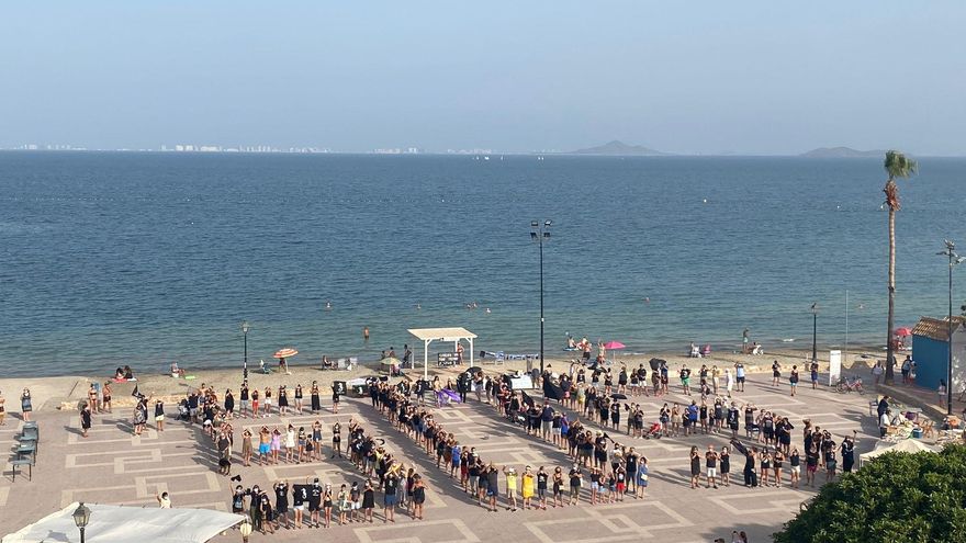 Manifestación contra la situación del Mar Menor