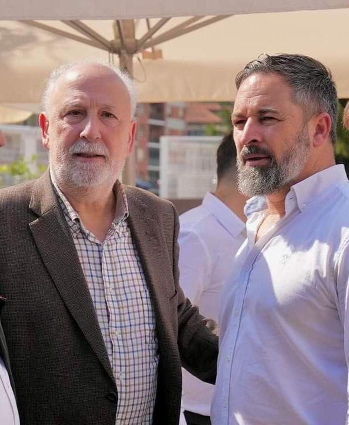 Ángel Díaz Tejuca y Santiago Abascal.