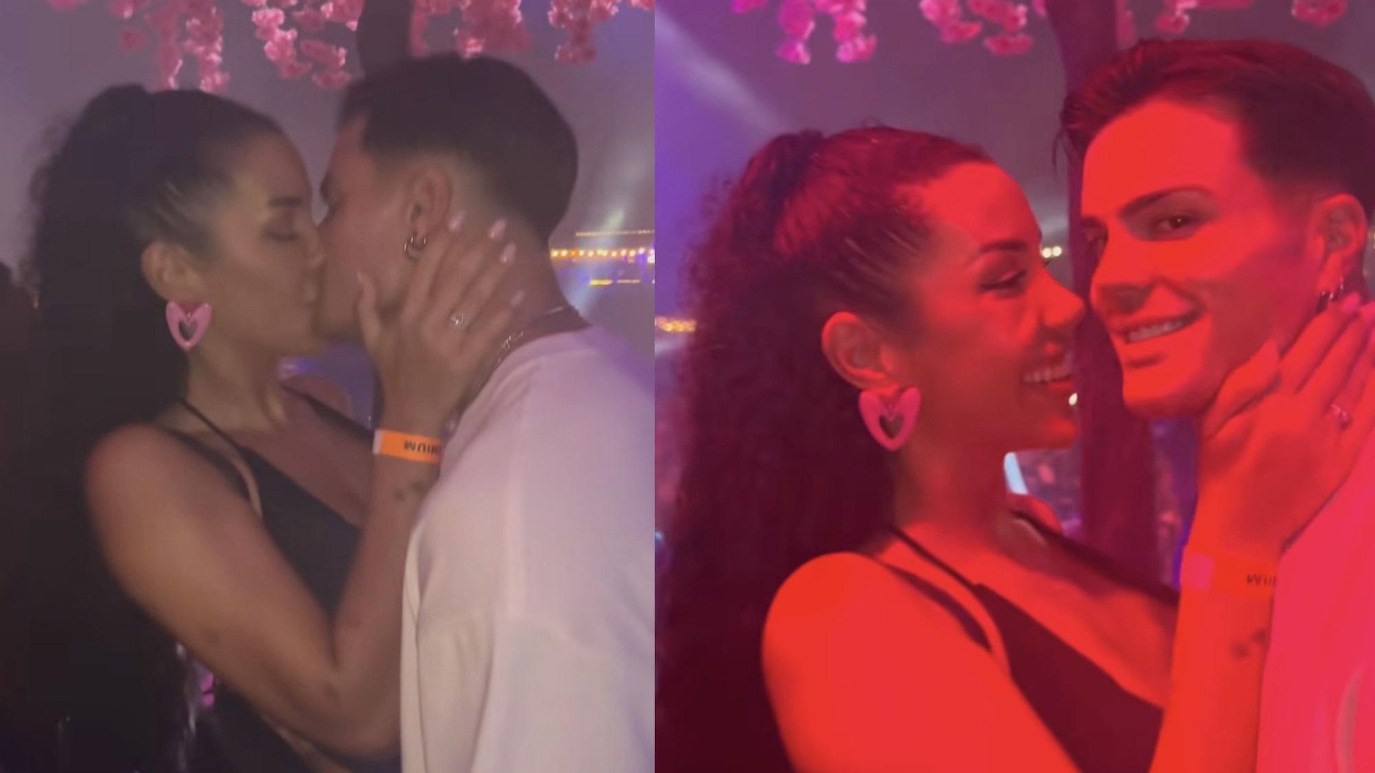 Bayan también fue a la Bresh junto a su pareja, Miguel