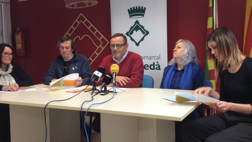 Presentació dels resultats del porta a porta al Consell Comarcal del Berguedà.