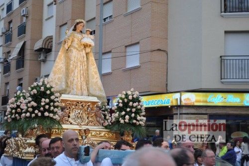 Traslado de la Virgen del Buen Suceso a San Juan Bosco Cieza 2014