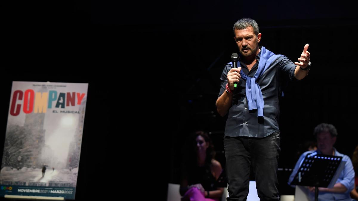 Antonio Banderas presenta el musical 'Company' en el Teatro Soho CaixaBank