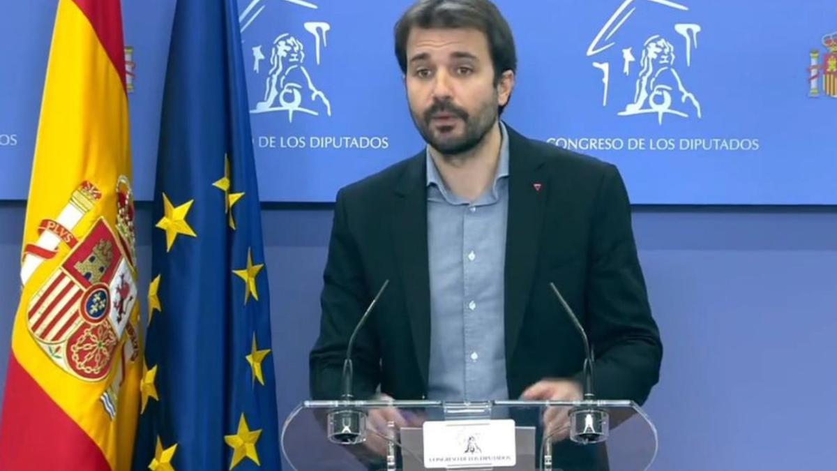 El diputado de Unidas Podemos, Javier Sánchez Serna. | CONGRESO