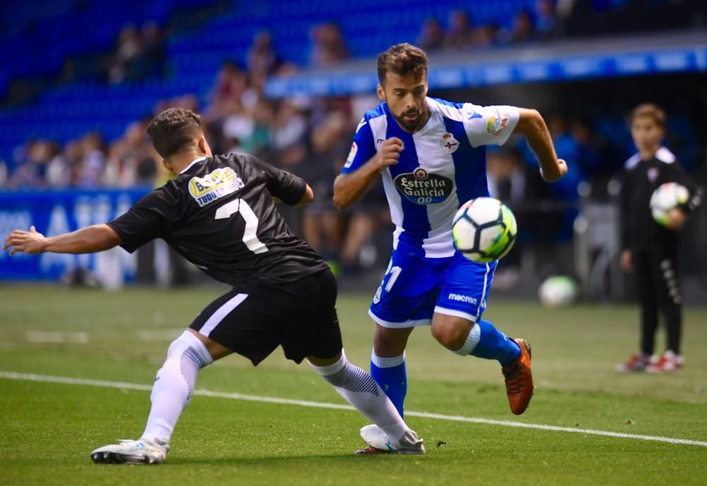 El Dépor golea al Corinthians en Riazor