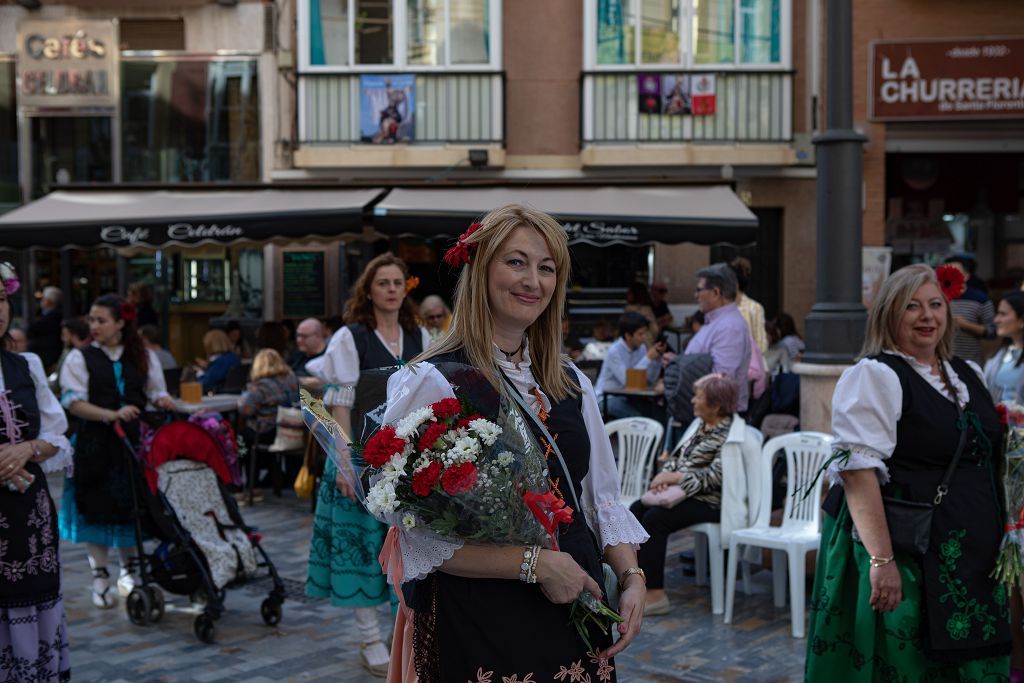 Las imágenes de la ofrenda floral a la Virgen de la Caridad en Cartagena