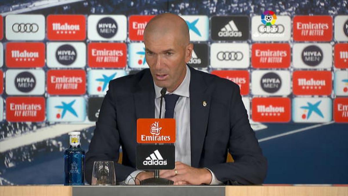 Zidane: Voy a insistir en que tenemos que jugar los 90 minutos