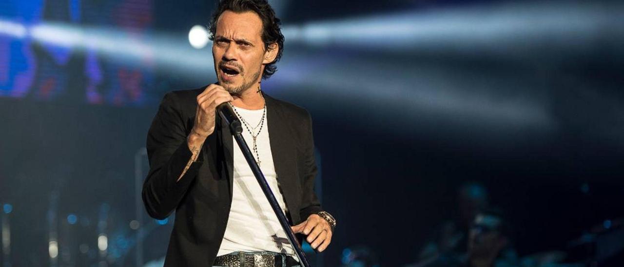 Marc Anthony, durante una actuación.