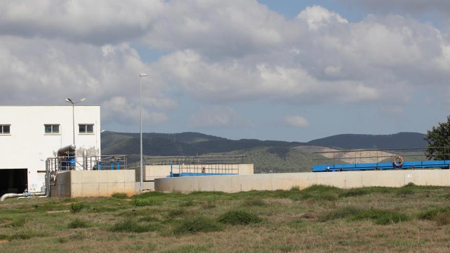 Depuradora de Sant Fracesc de ses Salines.