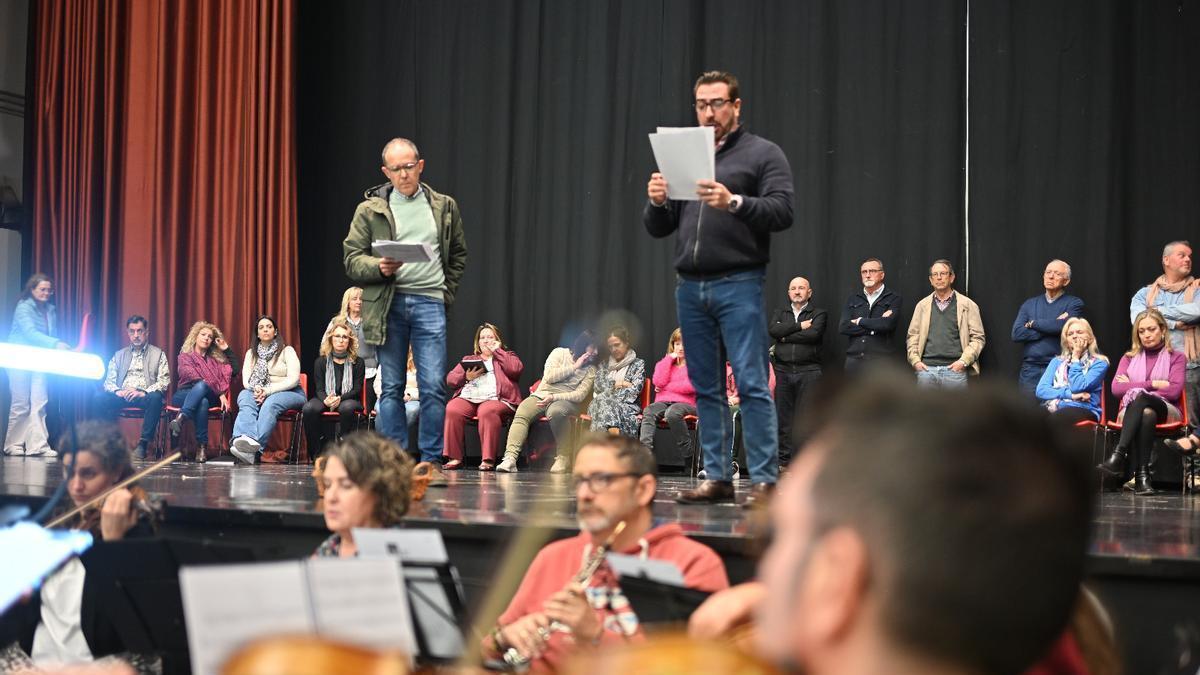 Ensayo de la gala dedicada a Ruperto Chapí
