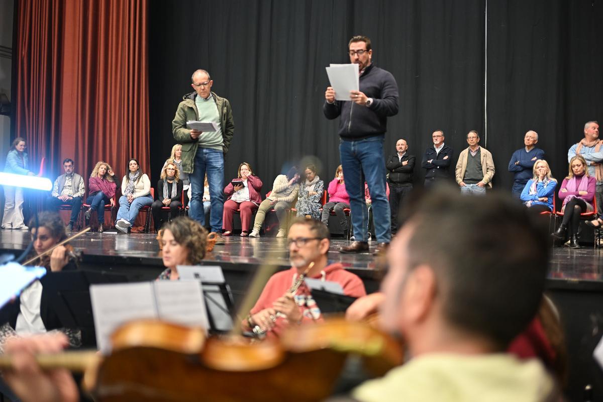 Ensayo de la gala dedicada a Ruperto Chapí