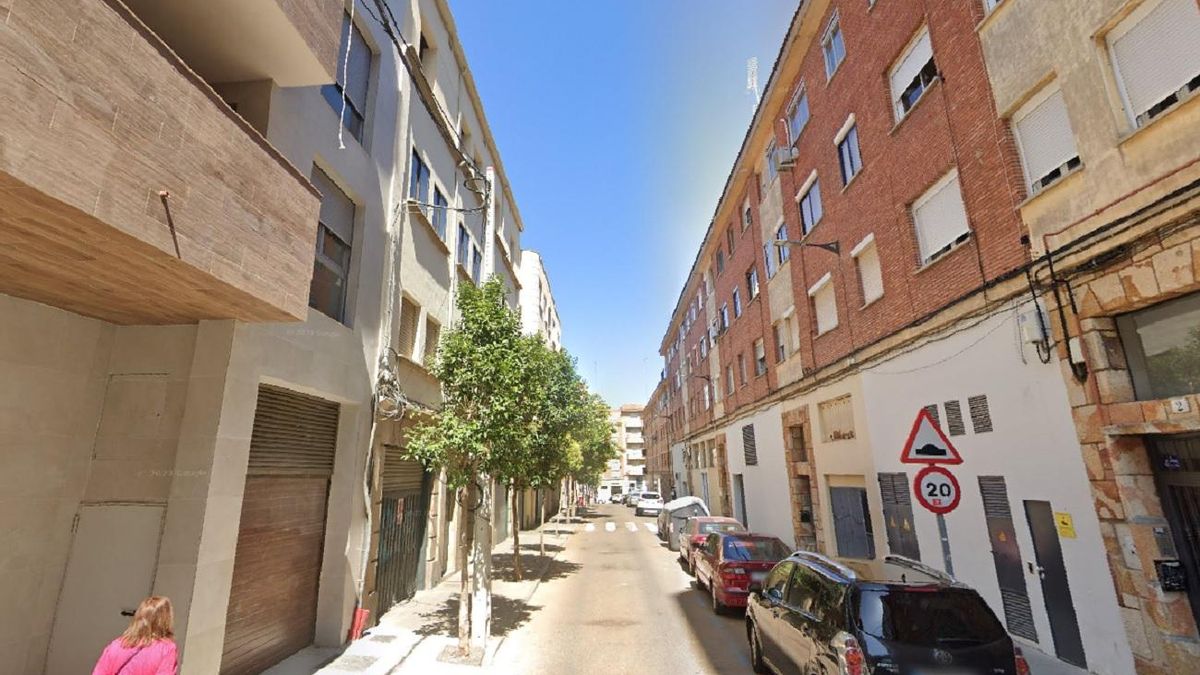 Calle Monsalve donde se produjo el robo.