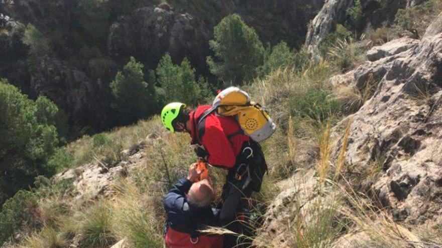 Un excursionista perdido en el Cañón de Almadenes moviliza a Emergencias