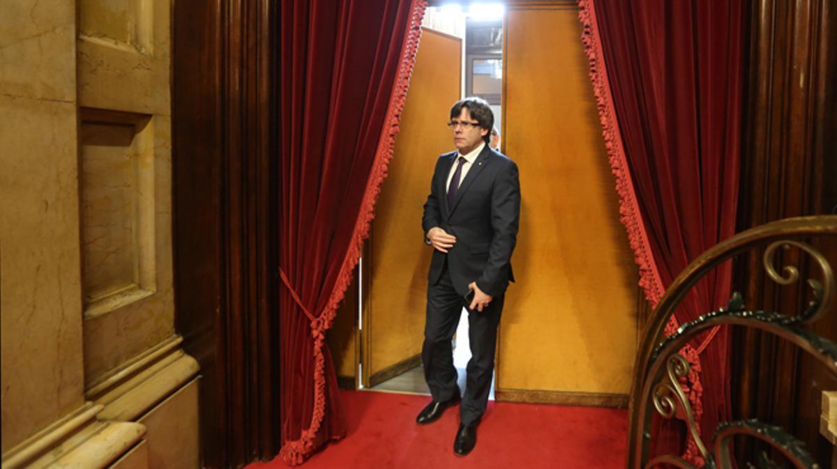 Puigdemont avisa que la independència va de debò.