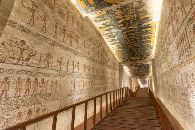Las tumbas de Ramsés V y Ramsés VI desprenden una energía única.