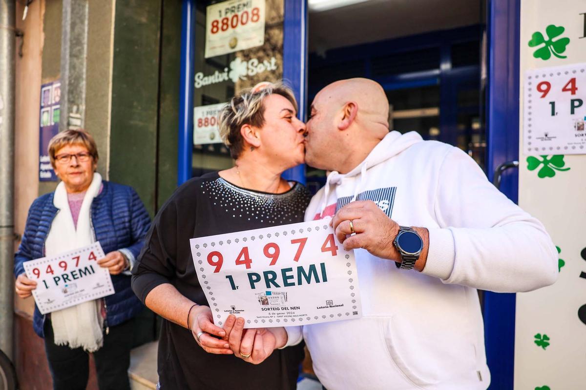 Celebraciones por el sorteo de El Niño