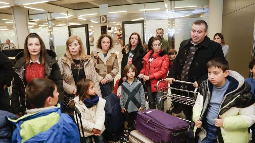 Pasajeros afectados por la tormenta Ana llegan a Mallorca