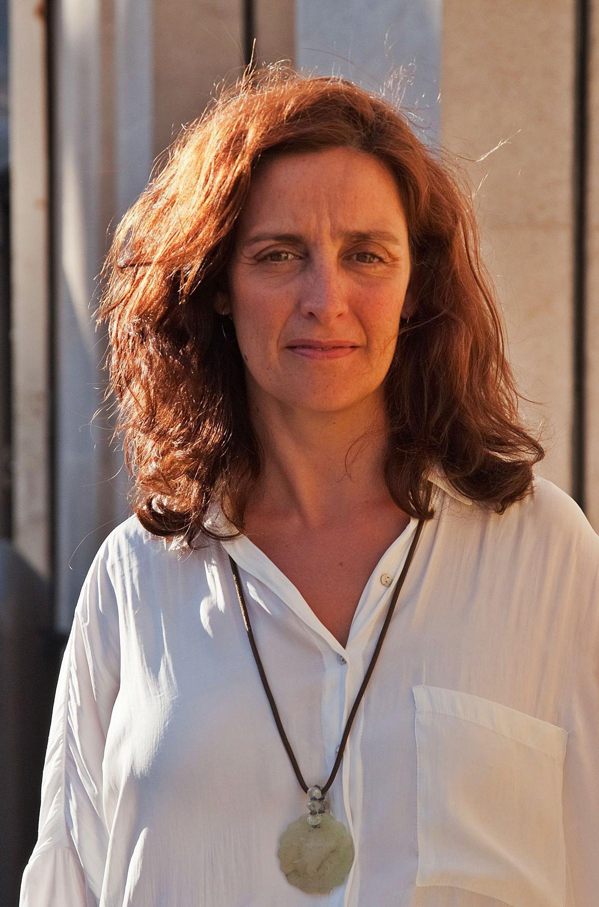 A escritora e editora viguesa Silvia Bardelás.