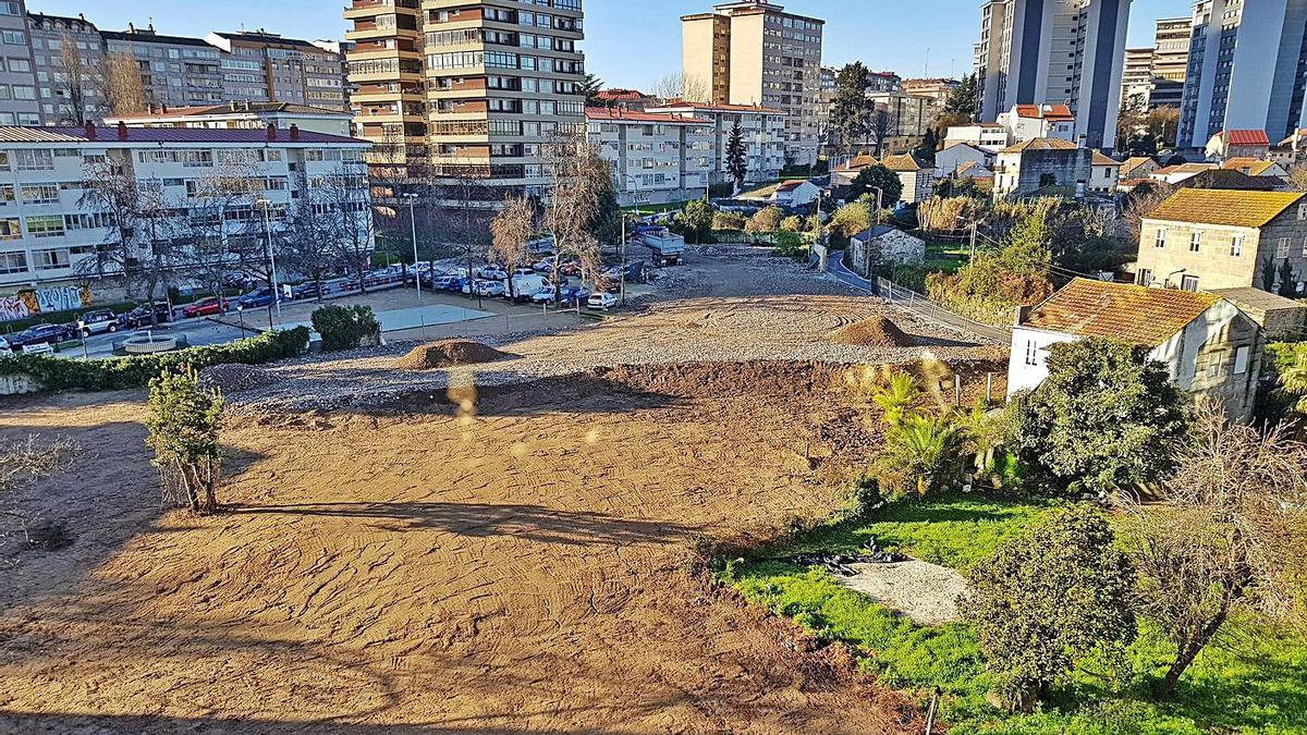 Terrenos expropiados en su día en la zona donde proyectó la Ciudad de la Justicia en Vigo. |   // MARTA G. BREA