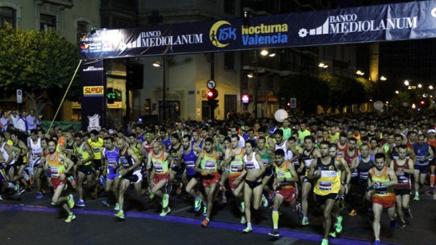 15K Nocturna Valencia 2017: Recorrido, recogida de dorsales y calles cortadas al tráfico