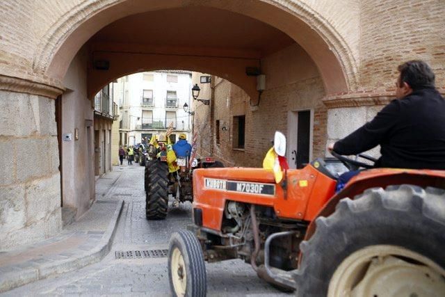 Manifestación de agricultores en Calatayud