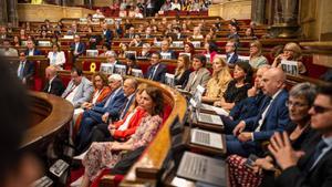 Diputados en el Parlament de Catalunya en esta nueva legislatura
