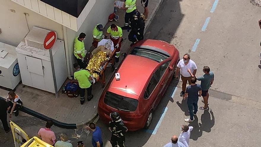 Una explosión en una gasolinera del centro de Cartagena deja dos heridos graves