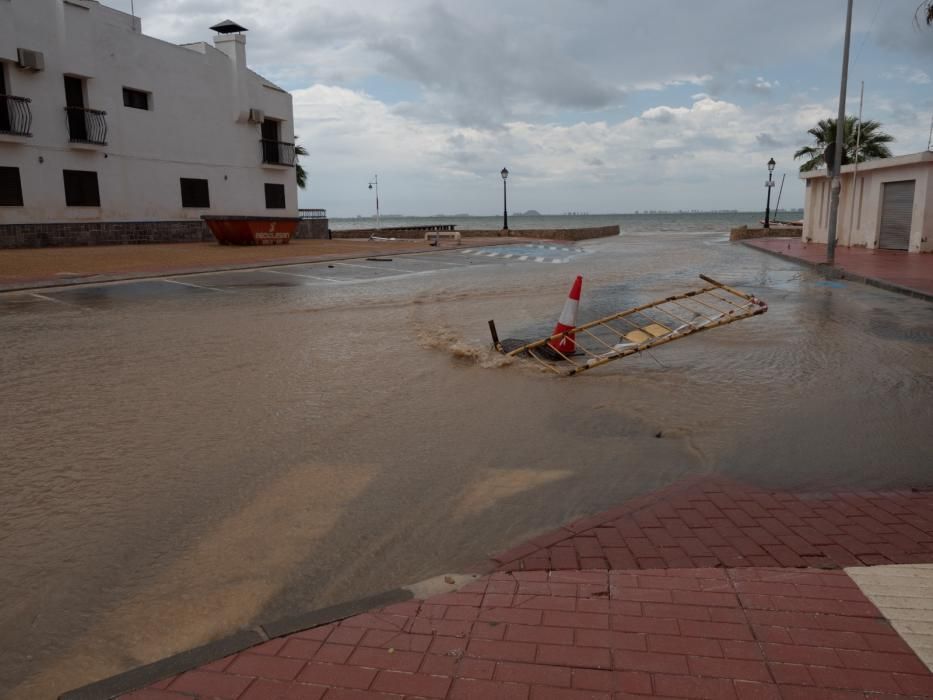 Los efectos de las lluvias en Los Alcázares