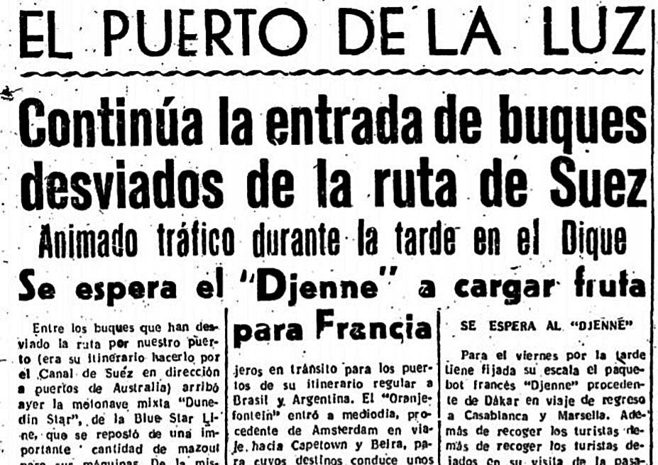 Noticia publicada en el ‘Diario de Las Palmas’ el 29 de agosto de 1956. | | LP/DLP