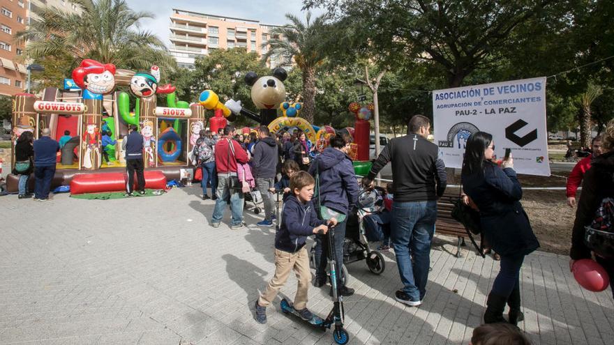 Actividad lúdica de la asociación de vecinos hace unos meses