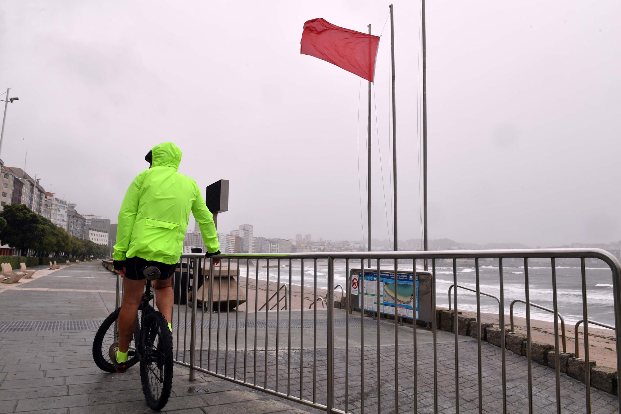 Minitemporal en A Coruña en pleno mes de junio