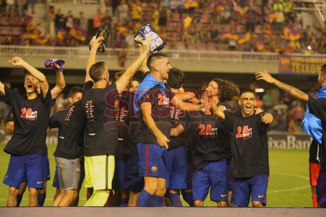 El ascenso del Barcelona B, en imágenes