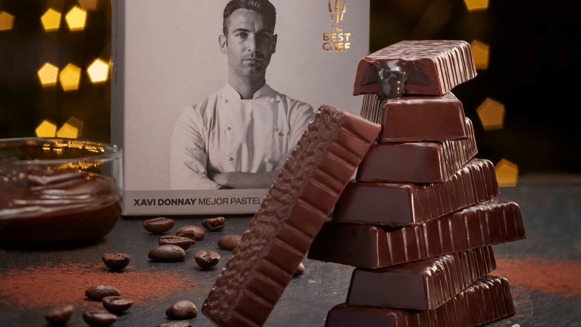 El turrón que Xavi Donnay, el mejor pastelero del mundo de 2020, ha creado para Lidl.