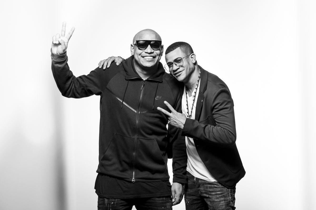 Alexander Delgado y Randy Malcom componentes de Gente de Zona.