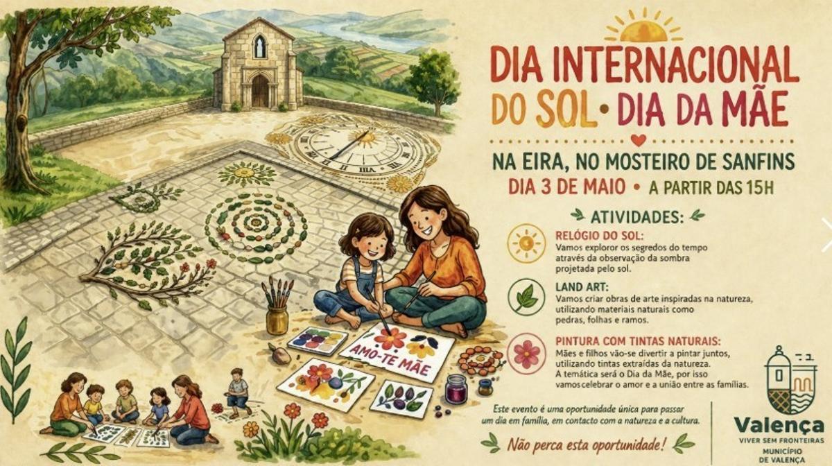 Cartel del evento del Día de la Madre en Valença.