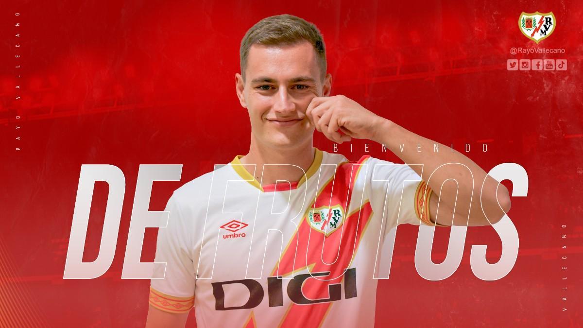 De Frutos, traspasado al Rayo Vallecano