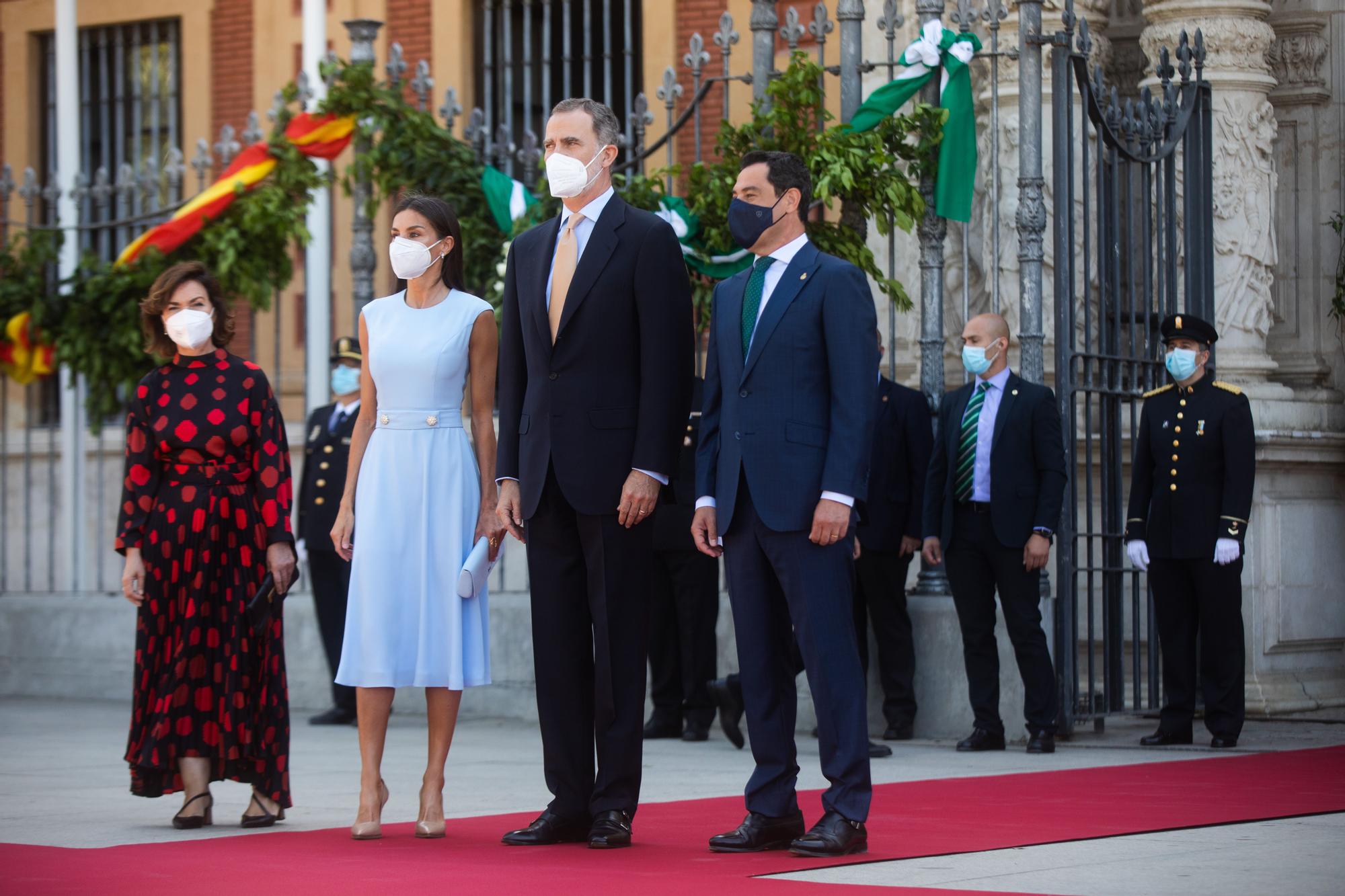 El Rey Felipe VI recibe en Sevilla la Medalla de Honor de Andalucía