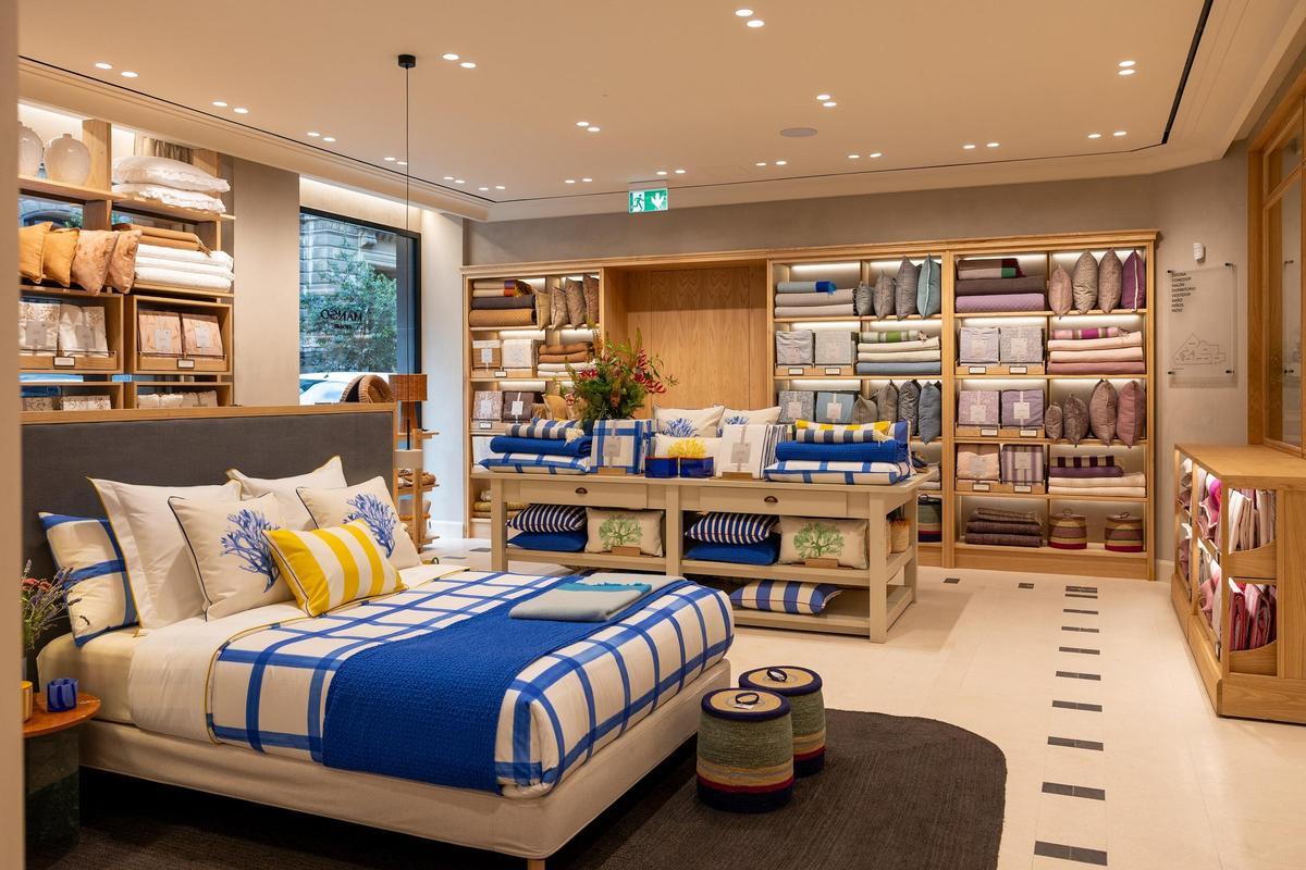 Interior de la tienda de Mango Home en Puerto Venecia