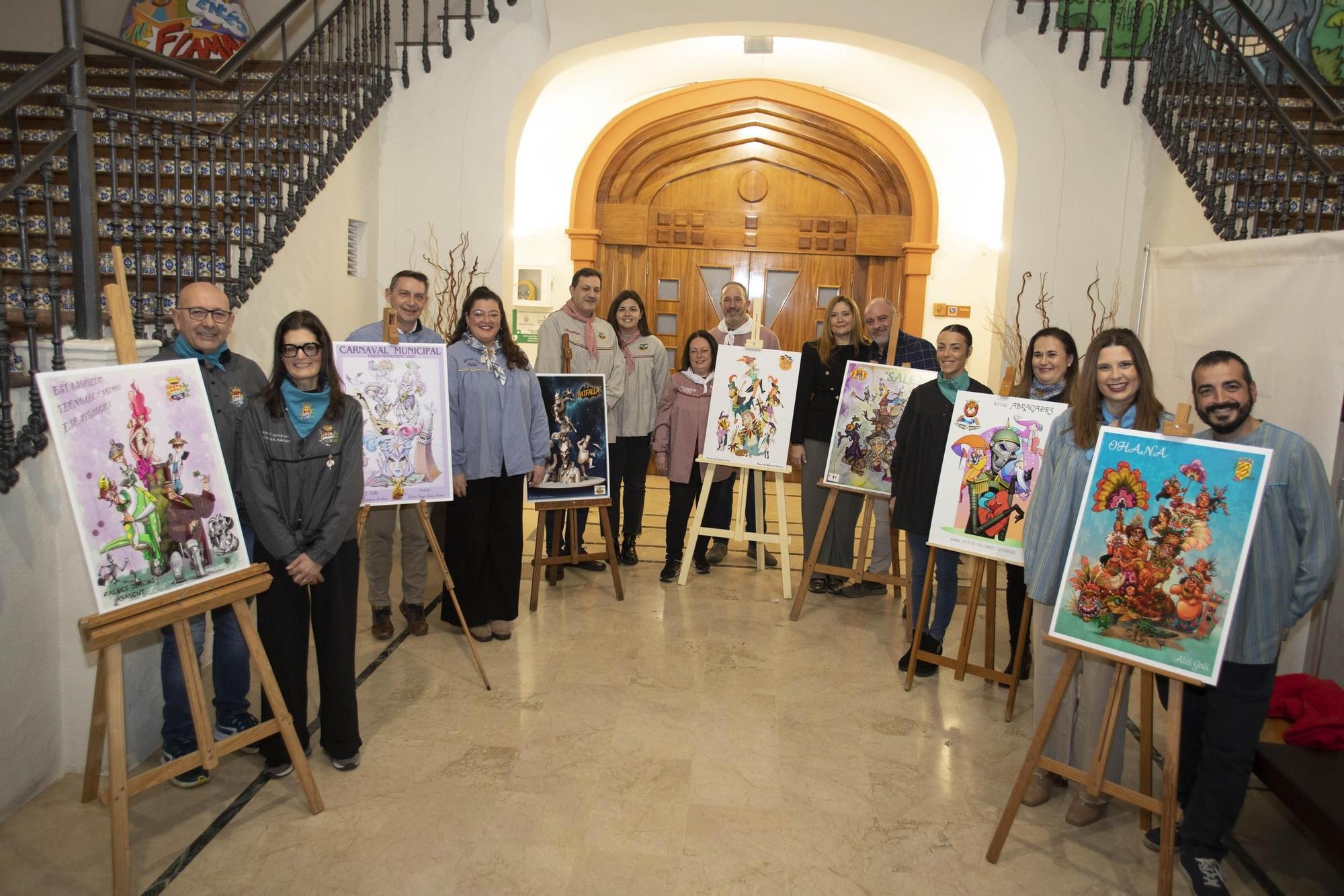 Así serán las fallas de primera sección de Alzira