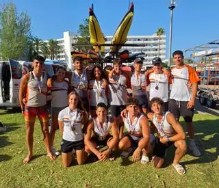 El CNSA arrasa en el Campeonato de Balears de Sprint Olímpico de Piragüismo, con 13 de 15 medallas en Júnior