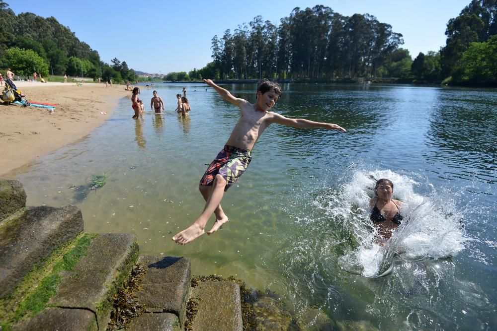 Ola de calor en Galicia