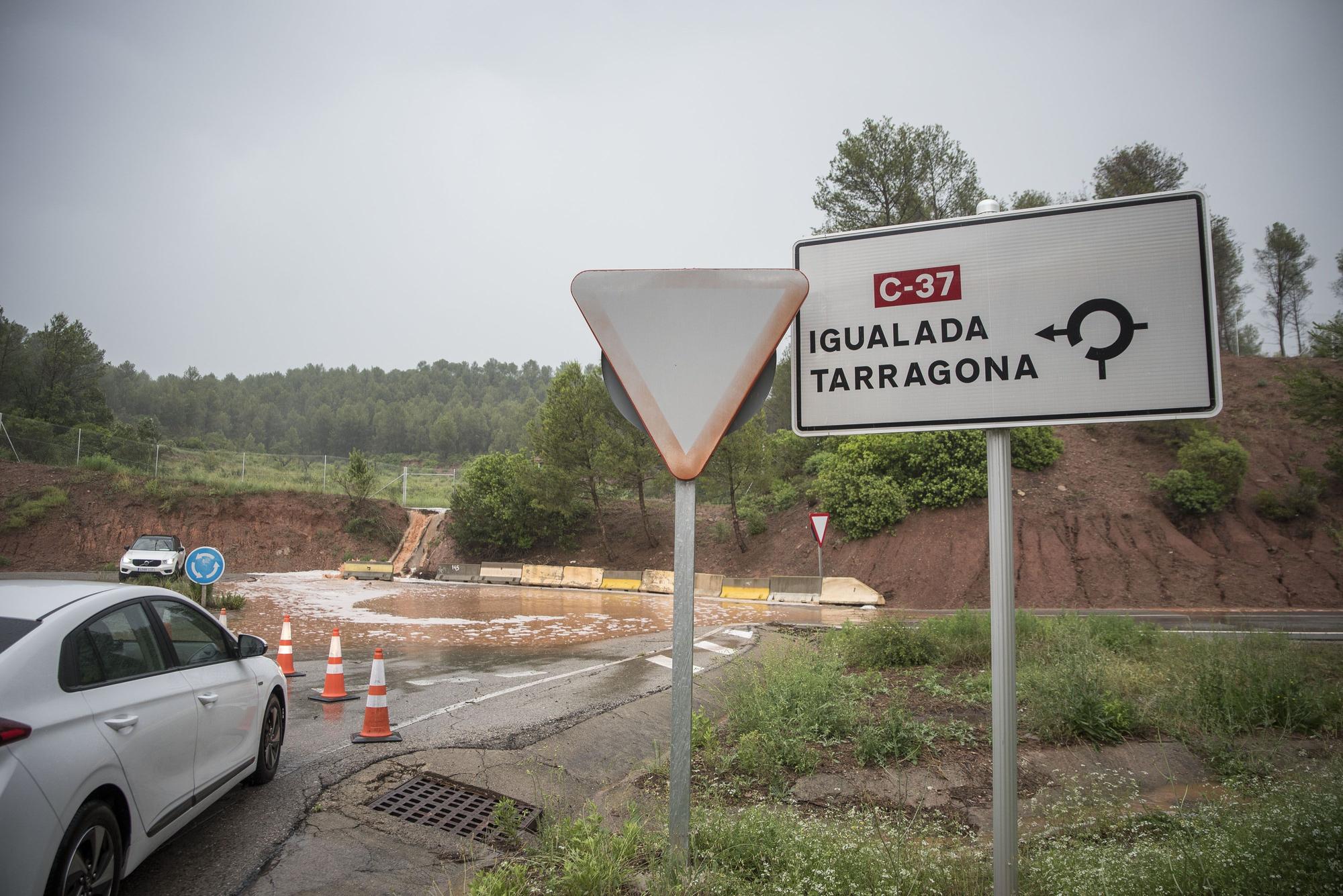 Les imatges de la tempesta del Bages