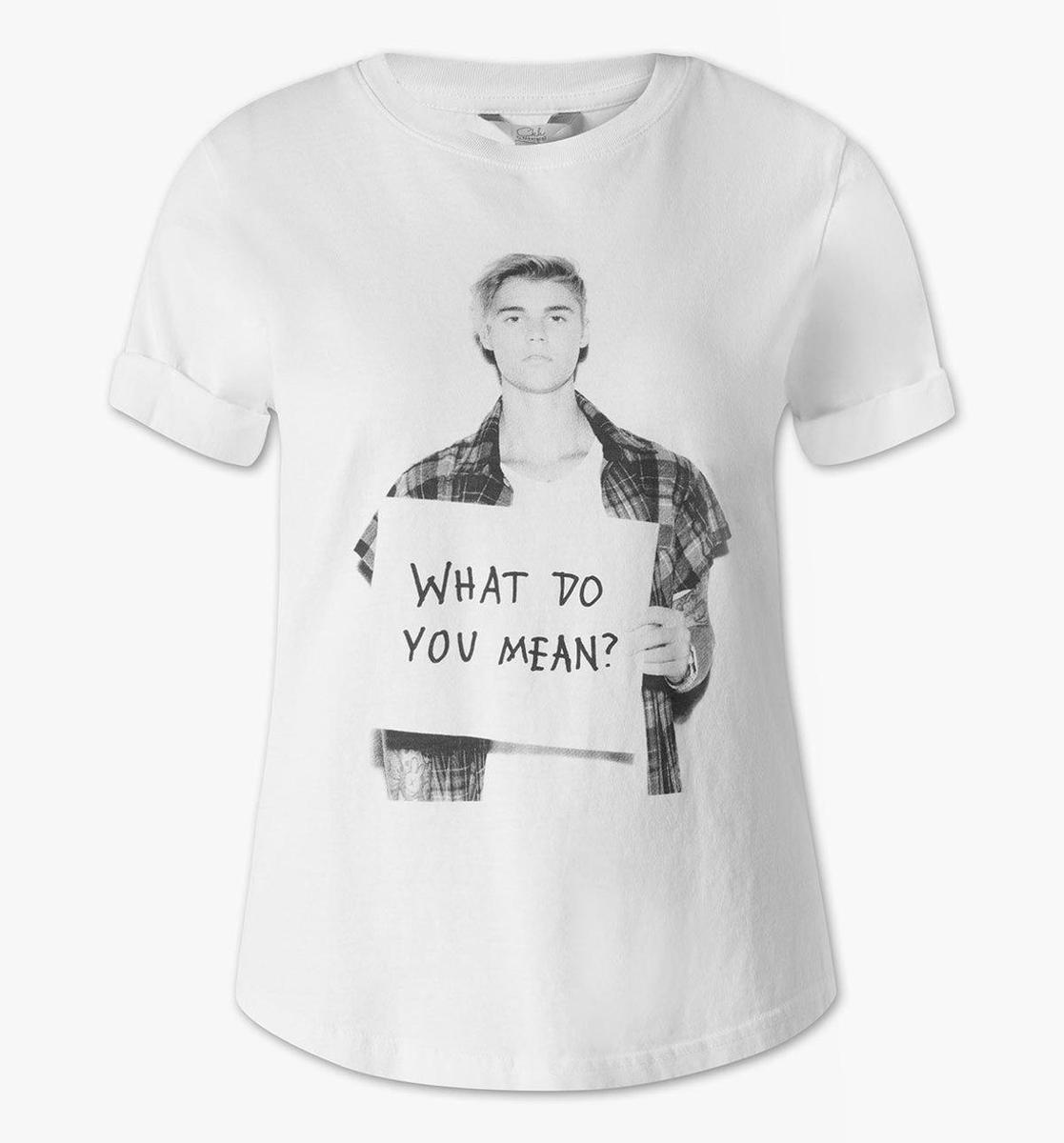 Camiseta de Justin Bieber (C&amp;A)