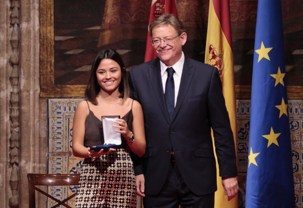 Acto institucional por el 9 d'Octubre en el Palau de la Generalitat