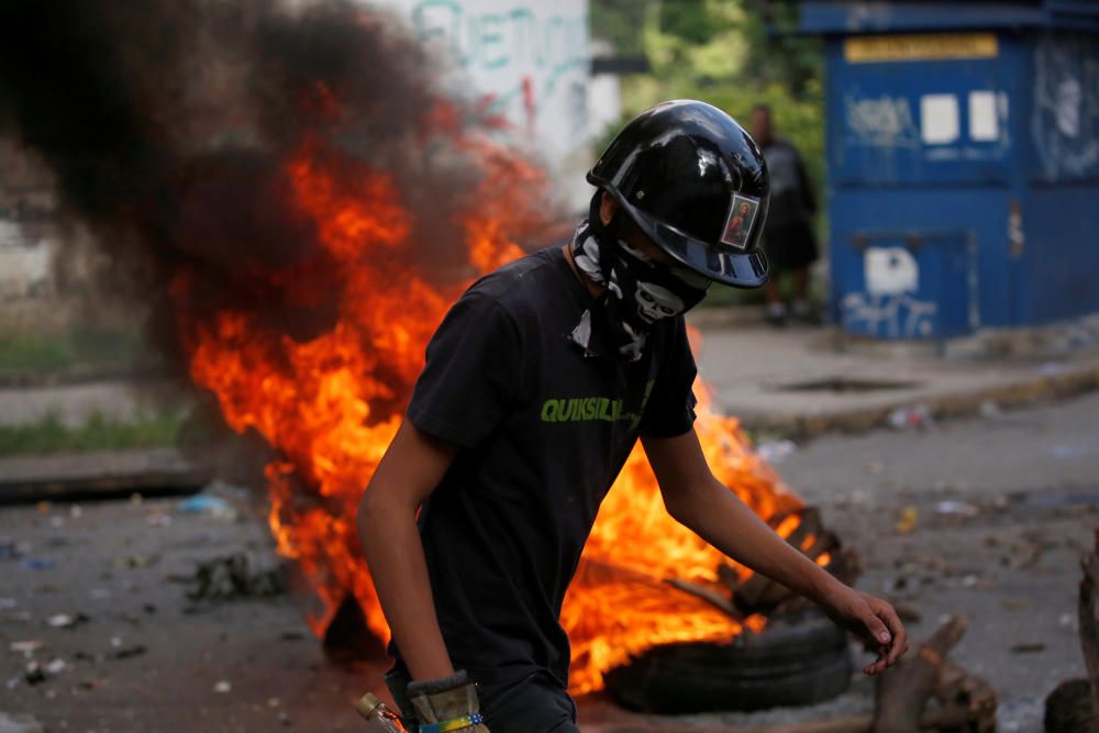 Jornada de protestas en Caracas