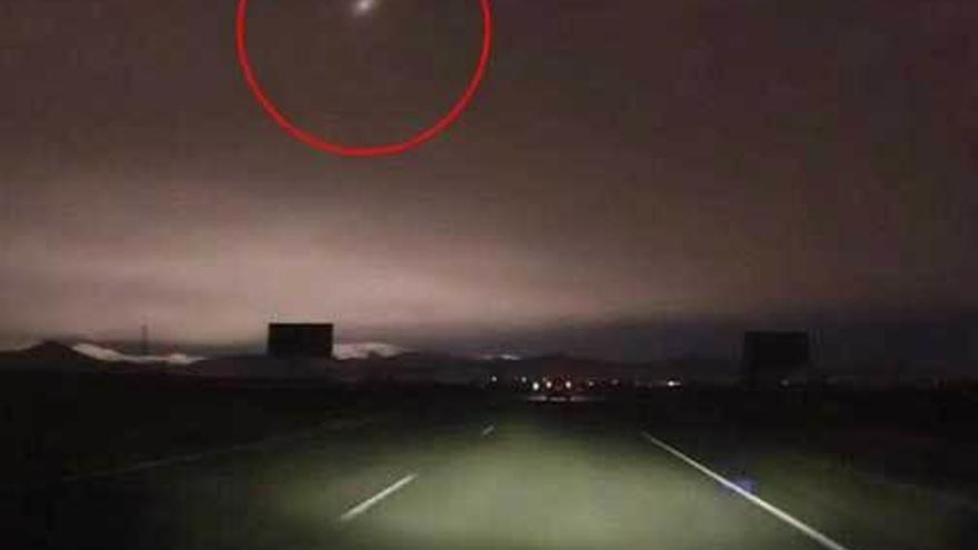 Imagen del meteorito que cayó esta semana en Siberia.