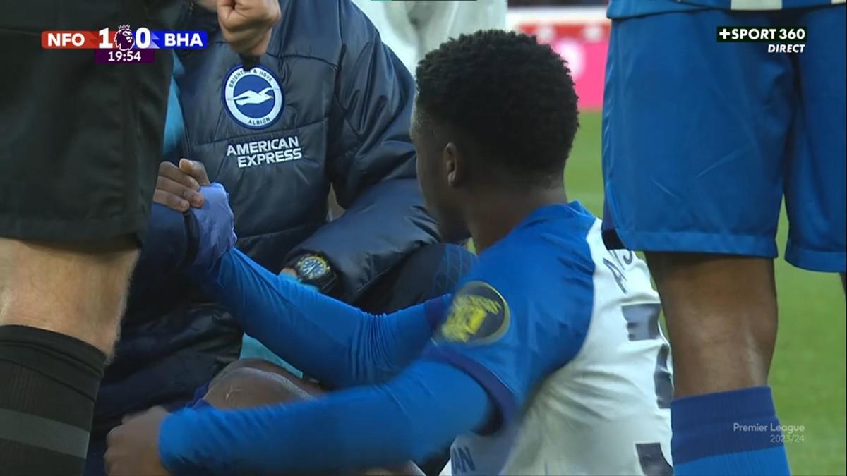 Ansu Fati se lesiona en el Nottingham Forest - Brighton