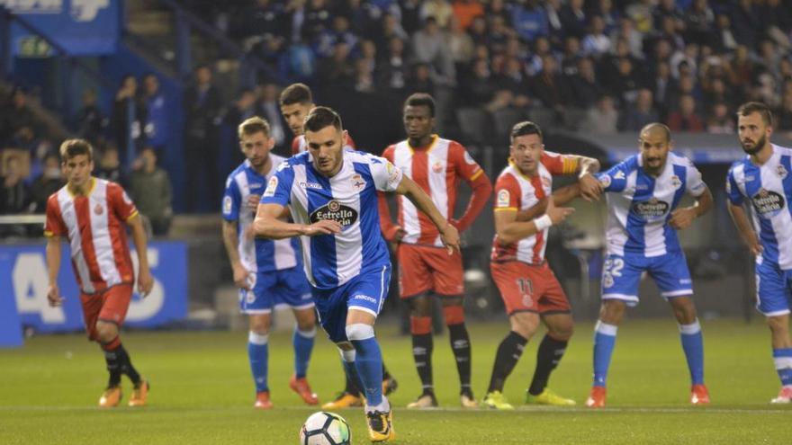 El Deportivo cae ante el Girona en Riazor